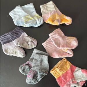 Bombas Toddler Mixed Colors Socks, Set of Six, Size T 5 1/2-7